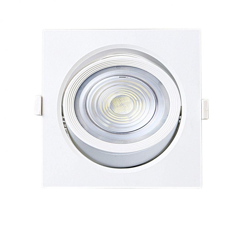Spot Embutir Quadrado Alltop LED Par30 10W 6500K 45º Taschibra 6500K Luz Branca