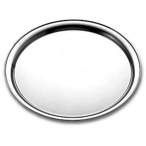 Bandeja Tramontina Service Em Aço Inox Redonda 45 Cm