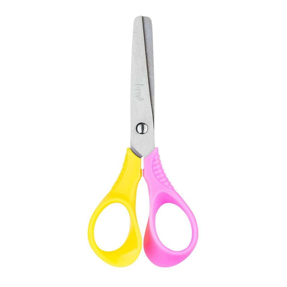 Tesoura Escolar 13cm Bicolor Colorida Resistente BRW