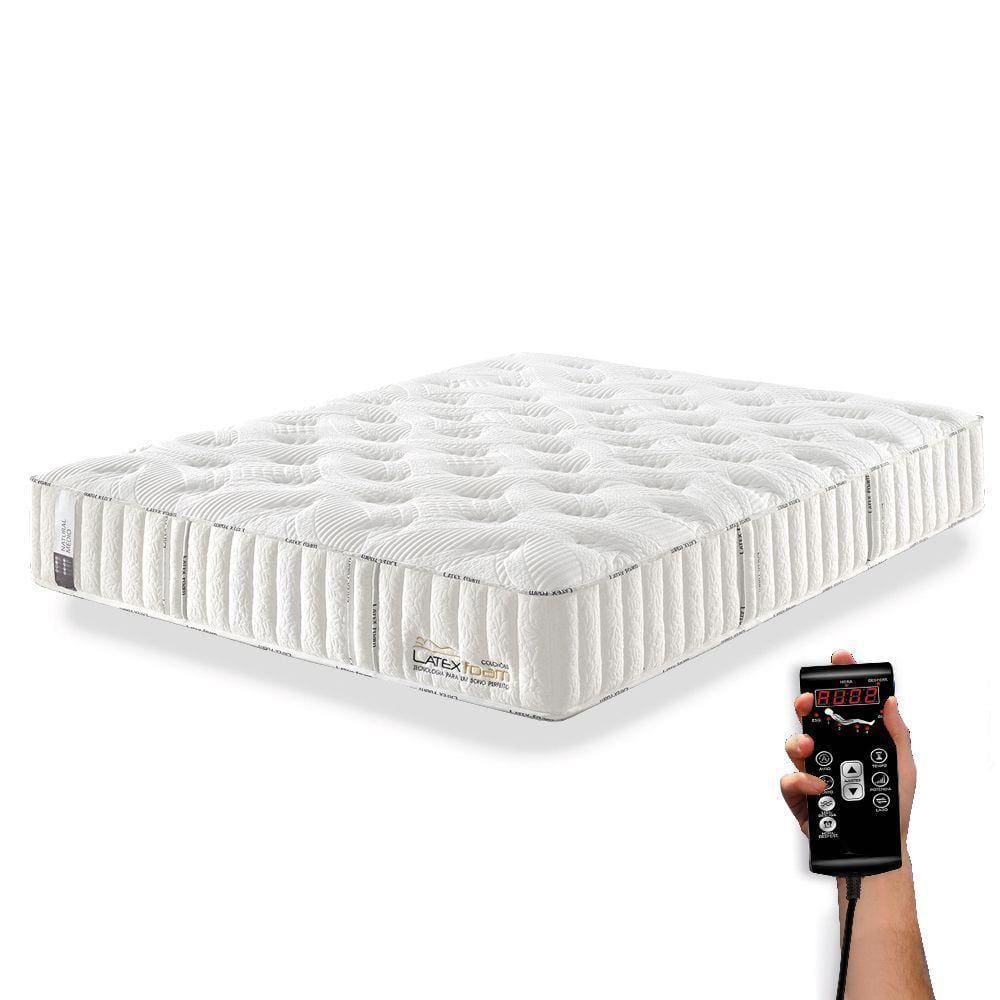 Colchão De Látex Médio Kit Spa King 193x203cm
