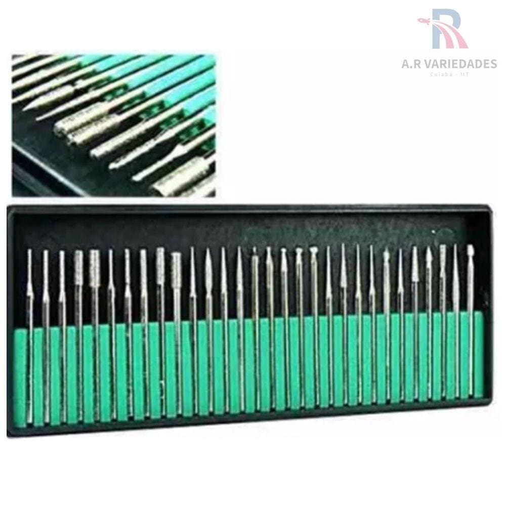 Broca Lixa Unha Kit 8 Blocas De Cerâmica Nao Esquenta A Top