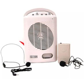 Caixa Amplificada Csr Com Microfone Sem Fio Headset T221 Usb