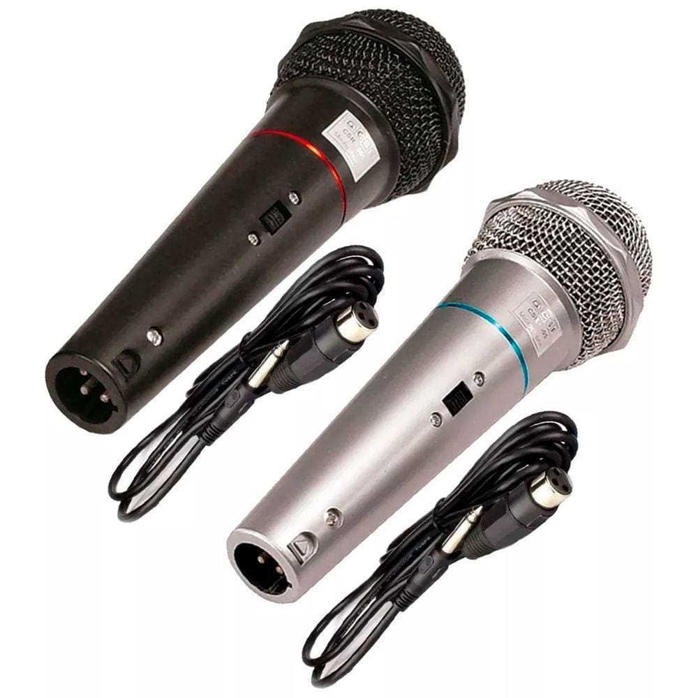 Kit Com 2 Microfones Com Fio Csr 505