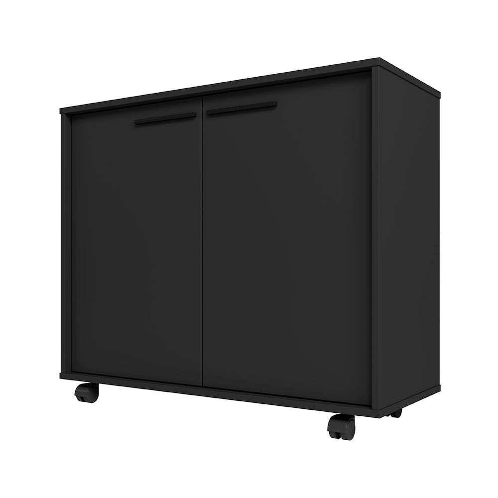 armário de escritório athos 2 pt preto