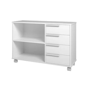 rack para tv até 40 polegadas monatelano 4 gv branco 90 cm