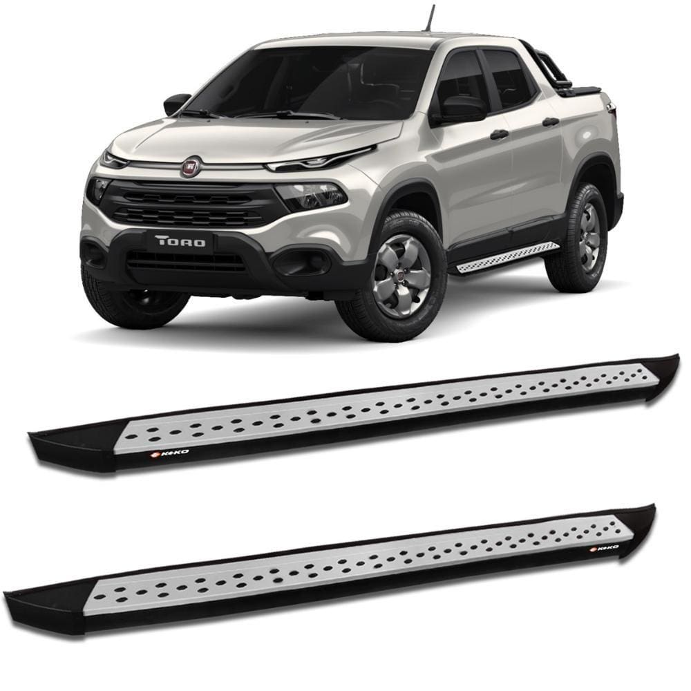 Estribo Fiat Toro 2016 a 2023 Aluminio Keko K2 My Way