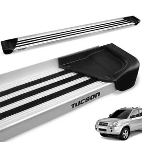 Estribo Lateral Tucson 2005 a 2016 Aluminio Natural A1 Gtnox