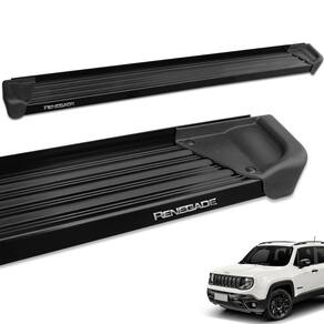 Estribo Lateral Renegade 2016 a 2024 Aluminio Preto A3