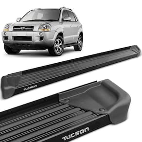 Estribo Lateral Tucson 2005 a 2016 Aluminio Preto A3 Gtnox
