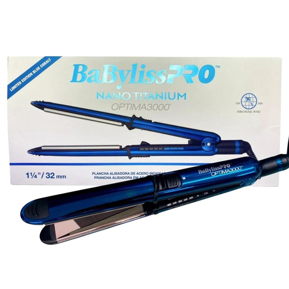 Prancha Pro Nano Titanium Optima3000 Blue Bivolt