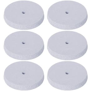 Kit 6 Rodas De Borracha 22Mm Polimento Fino Micro Retífica