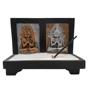 Jardim Zen - Painel com Face de Buda 20cm