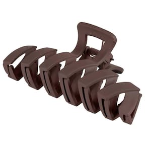 Piranha De Cabelo Line Marrom Fosco Grande ProArt