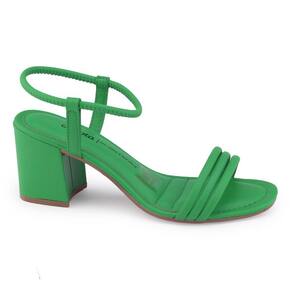 Sandália feminina Dakota Z9432 salto bloco médio tiras Cores
