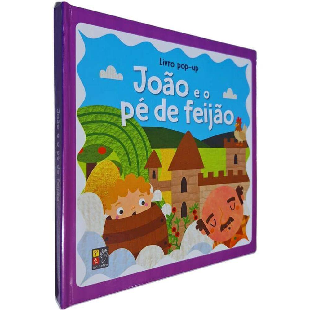 Livro Físico Pop-Up: João e o Pé de Feijão
