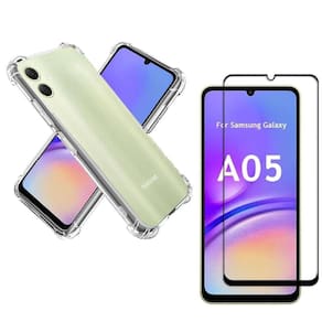 Capinha Anti Shock Para Samsung A05 + Película De Vidro 3D