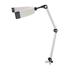 Luminaria Estetica Meia Lua Mesa Arco 3 Tons Ajustavel Suporte Celular Maquiagem Manicure Tatuagem