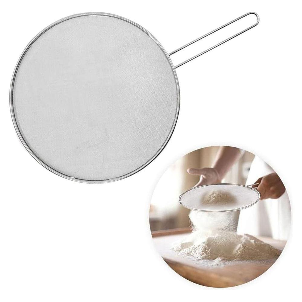 Tela Salvaguarda Antirrespingo Fritura Aço Inoxidável 29 Cm Ampla Culinária