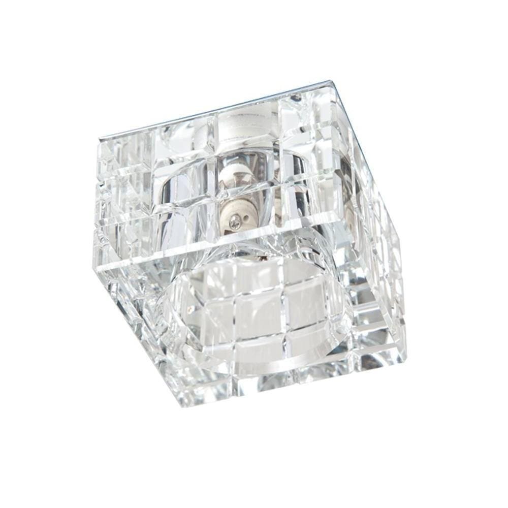 7 Un Spot Cristal K9 Embutir Gesso Sanca 7Cm Ac974