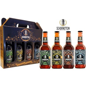 Kit Presente Cerveja Schornstein 4 Garrafas De 500 Ml