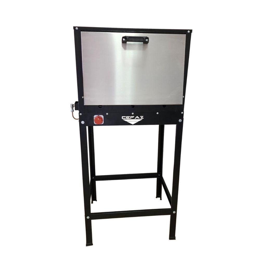 Forno Médio 80 Litros Tampa de Inox com Cavalete Alta Pressão Cefaz