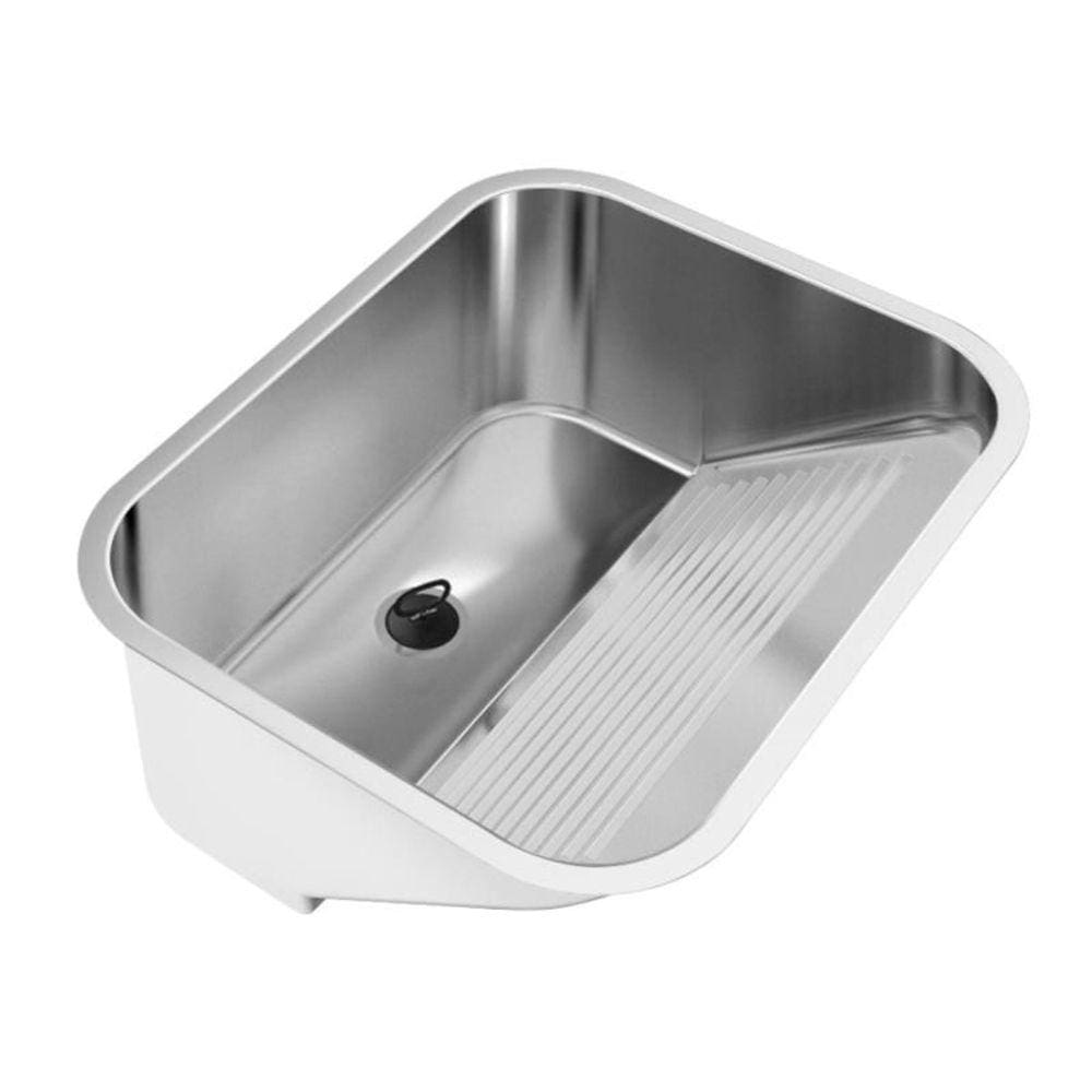 Tanque monobloco 55L INOX 304 Acetinado 635X530X250CM 10.04.20435 Embutir/Sobrepor