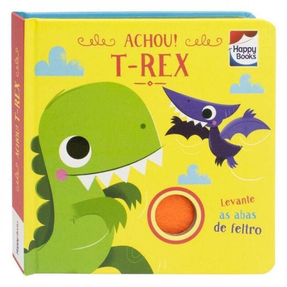 Esconde-Esconde Com Feltros: Achou! T-Rex