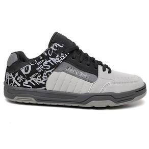 Tenis de Skate Masculino Six Dover Estilo Conforte e Durabilidade Profissional Cinza