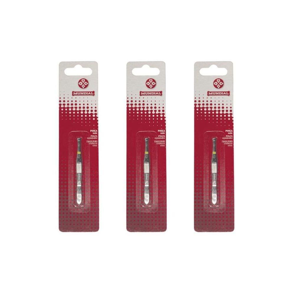Pinça Mundial 108 Classic - Kit Com 3Un