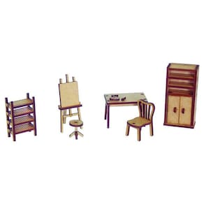 Kit Miniatura Ateliê De Pintura K2015