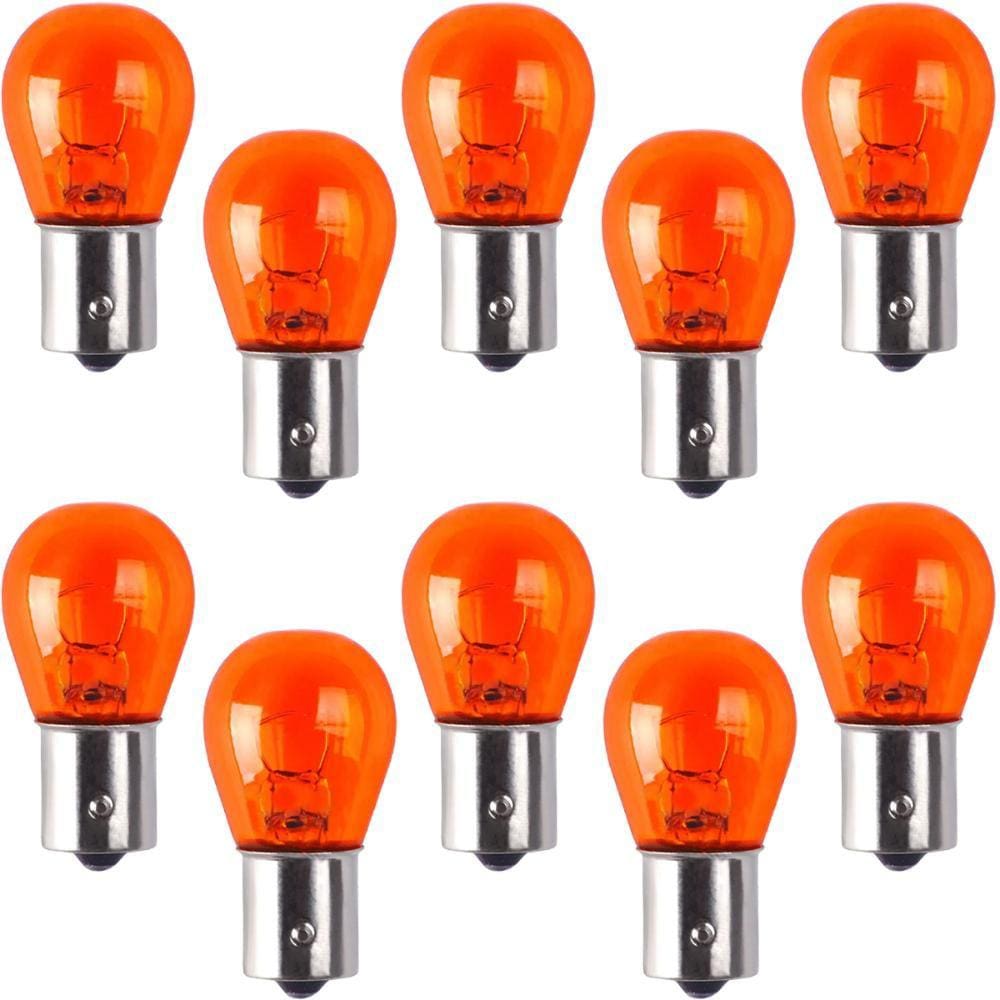 Kit 10 Lâmpadas Faróis Seta Âmbar 12v 1 Polo Caminhão Hella