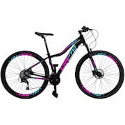 Bicicleta Aro 29 Cripto 24 Marchas Freio Disco c/Suspensão
