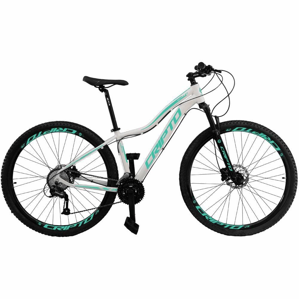 Bicicleta Aro 29 Cripto 24 Marchas Shimano e Freio a Disco