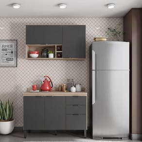 Cozinha Compacta com Tampo FI0012 Firenza Demobile