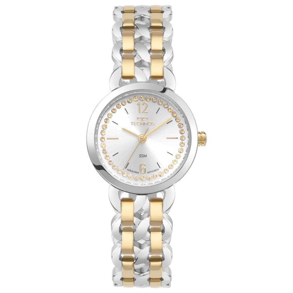 Relógio Technos Feminino Ref: 2035Mzo/1K Bracelete Bicolor