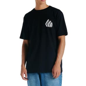 Camiseta Volcom Repeater WT24 Masculina Preto