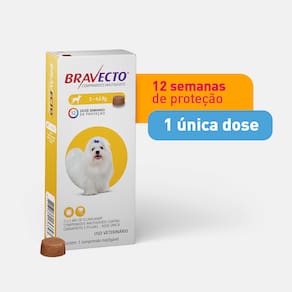 Antipulgas e Carrapatos MSD Bravecto para Cães de 2 a 4,5kg (112,5mg)