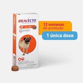 Antipulgas e Carrapatos MSD Bravecto para Cães de 4,5 a 10kg (250mg)