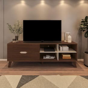 Rack para TV até 75 Polegadas 2 Gavetas Verona Artely