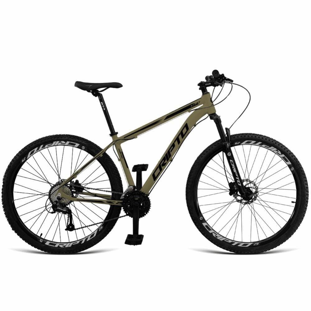 Bicicleta Aro 29 Cripto 18v Absolute Hidráulica Trava E K7 - 19" Verde Militar-preto