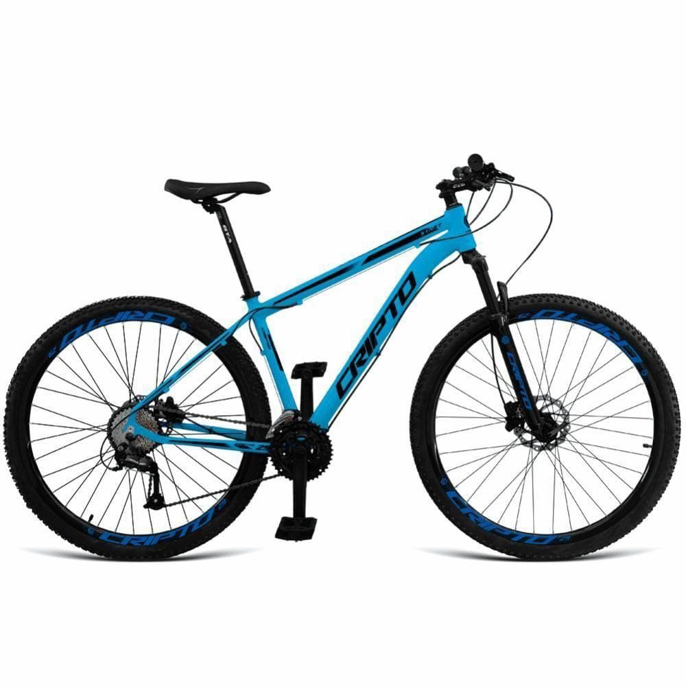Bicicleta Aro 29 Cripto 24v Acera Freio Hidraulico Trava-k7 - 17” Azul Pantone-preto