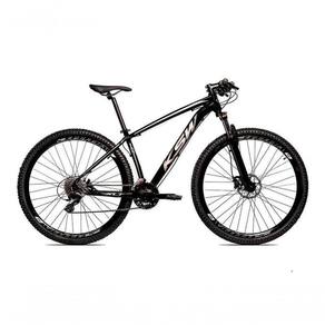 Bicicleta Aro 29 Ksw 1x12v Gta Rx Hidraulica C-trava Guidão - Preto-prata - 21" Preto-prata