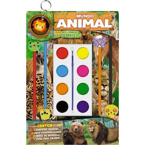Mundo Animal Livro Meu Primeiro Kit de Artes