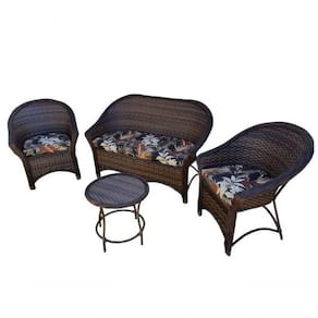 Conjunto De Sofá 1 Sofá + 2 Poltronas + 1 Mesa Centro