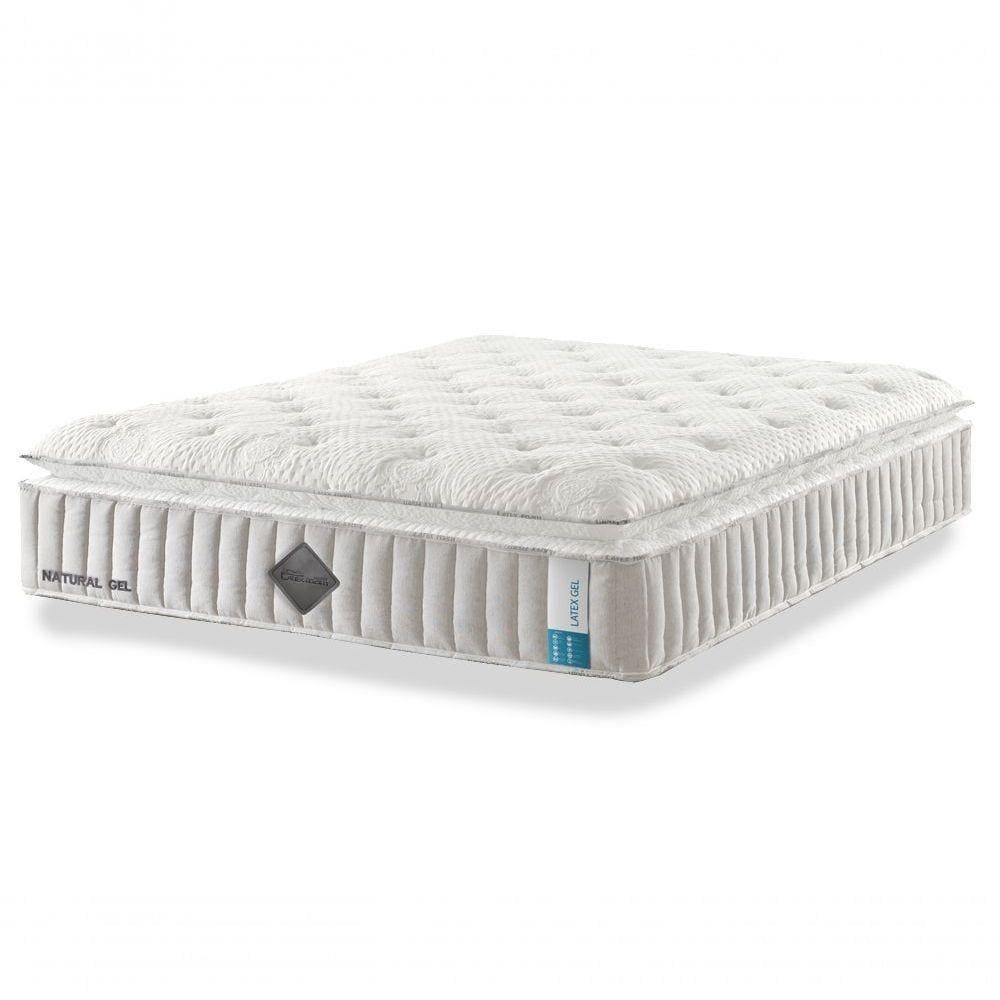 Colchão De Látex Qgel Com Cobre Queen 158x198cm