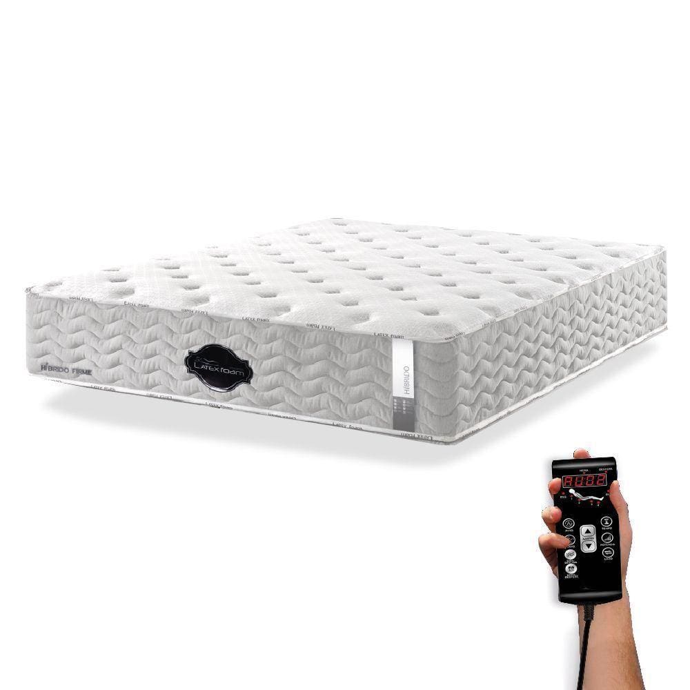 Colchão De Látex Híbrido Firme Queen 158x198cm