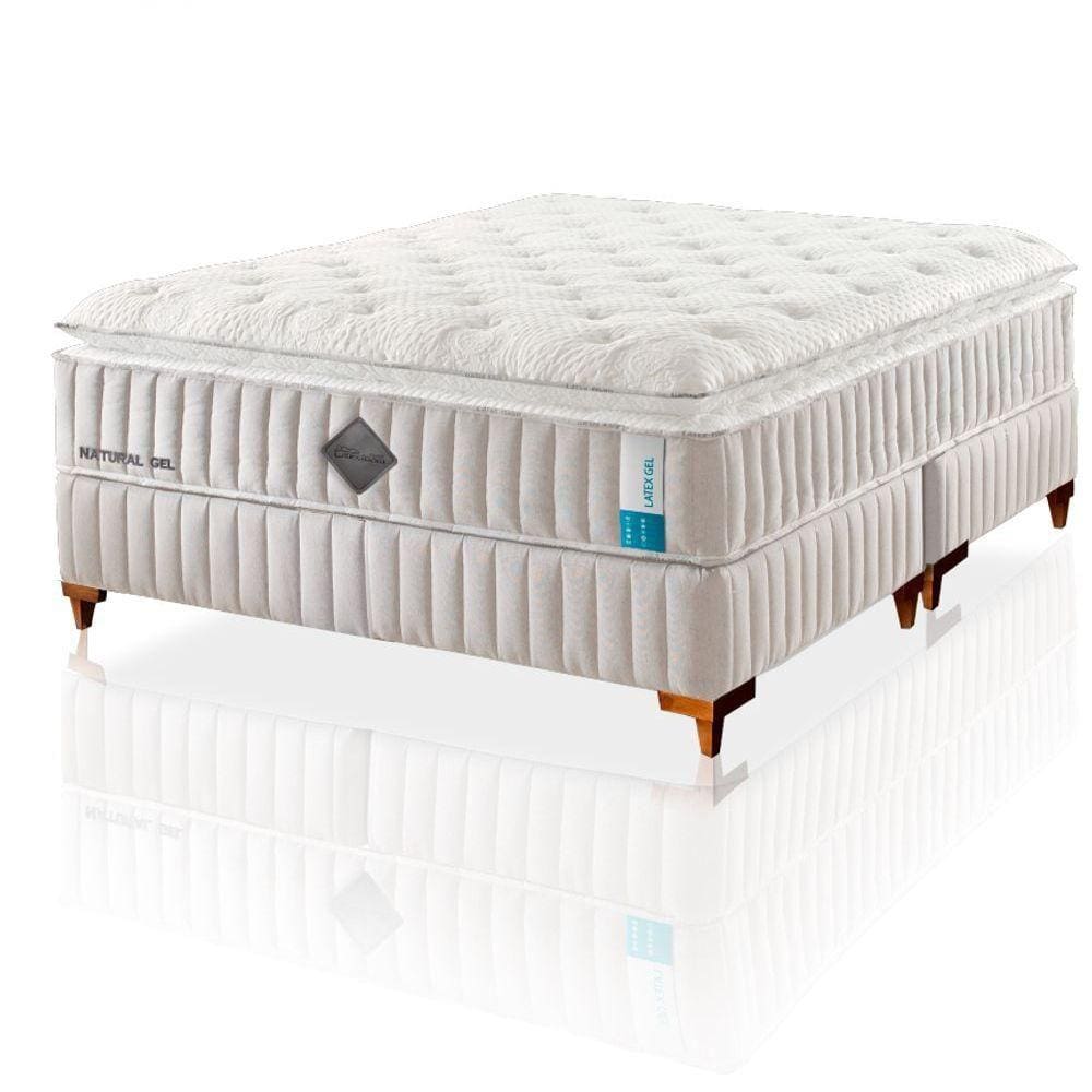 Colchão De Látex Natural Qgel King 193x203cm