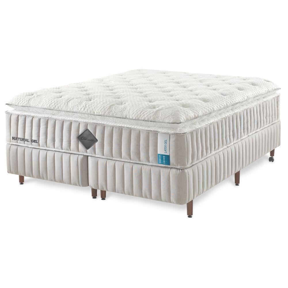 Colchão De Látex Qgel Com Cobre Solteiro 88x188cm