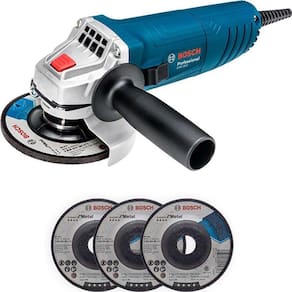 Esmerilhadeira 4.1/2" GWS 850 Azul com 3 Discos 220v Bosch