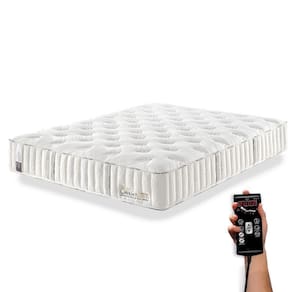 Colchão De Látex Médio Kit Spa Casal 138x188cm